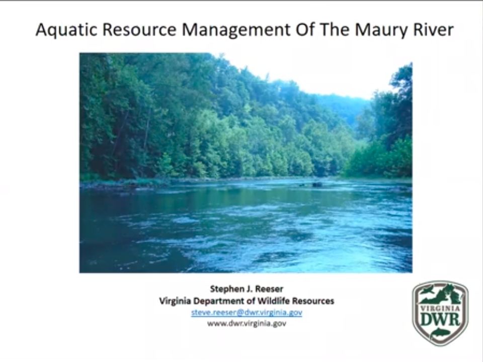 Aquatic Resource Management Of The Maury River
